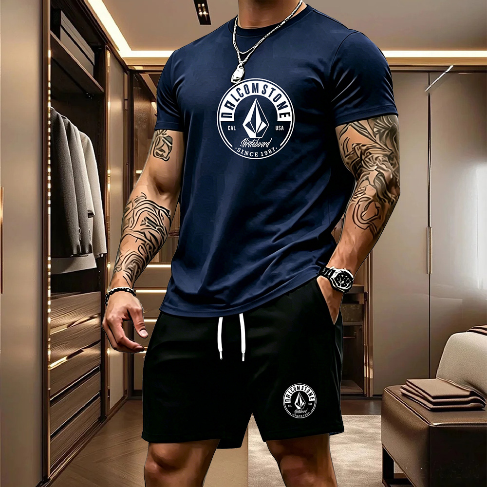Skateboard - Conjunto Casual Masculino de 2 Peças:
