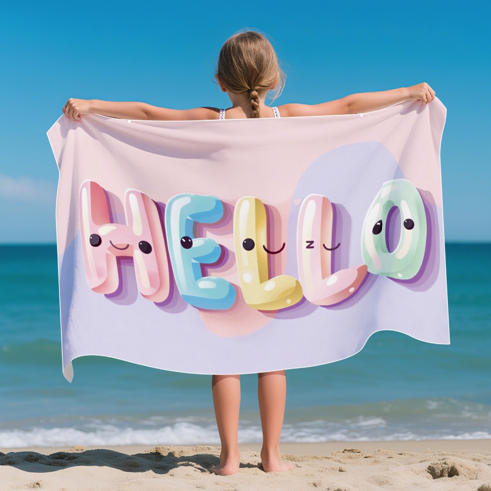 Yoga Mat - Toalha de Praia com Padrão de
