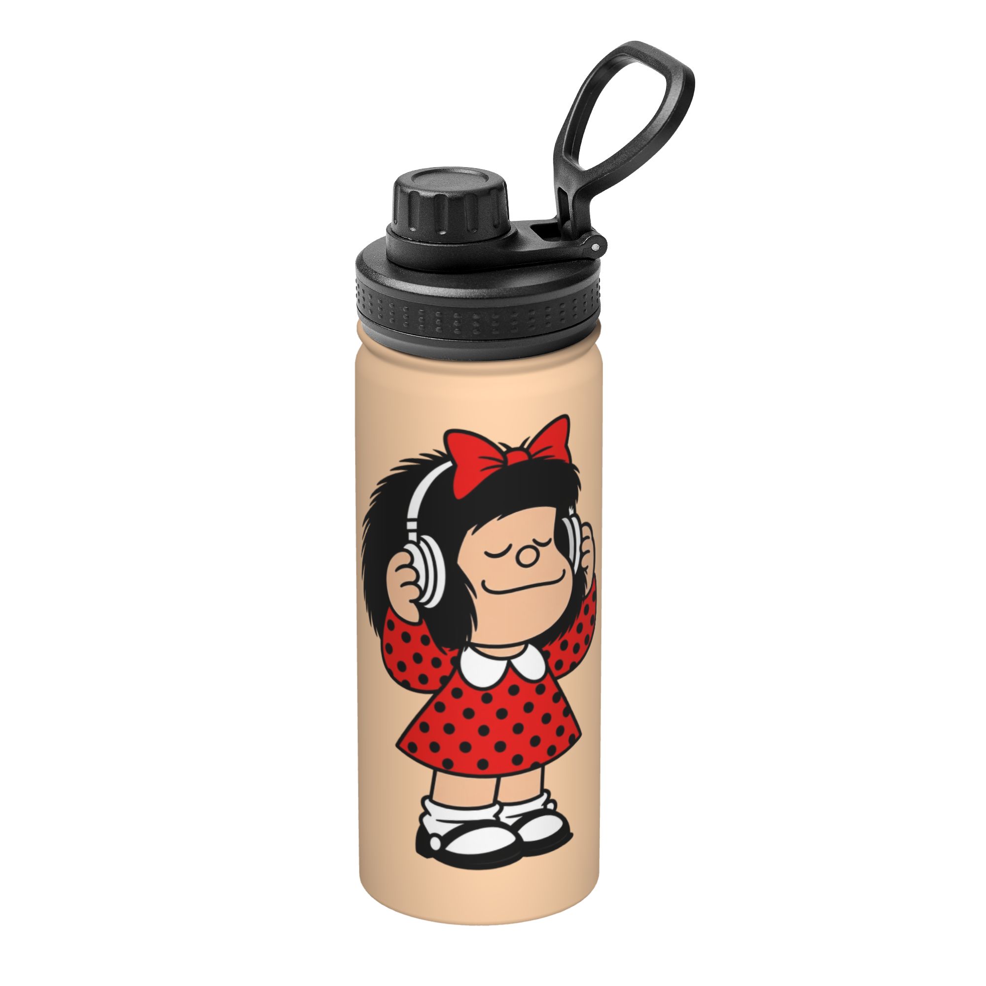 Sports Water Bottle Insulated - Garrafa Térmica Esportiva Cartoon M-Mafaldas 18OZ,