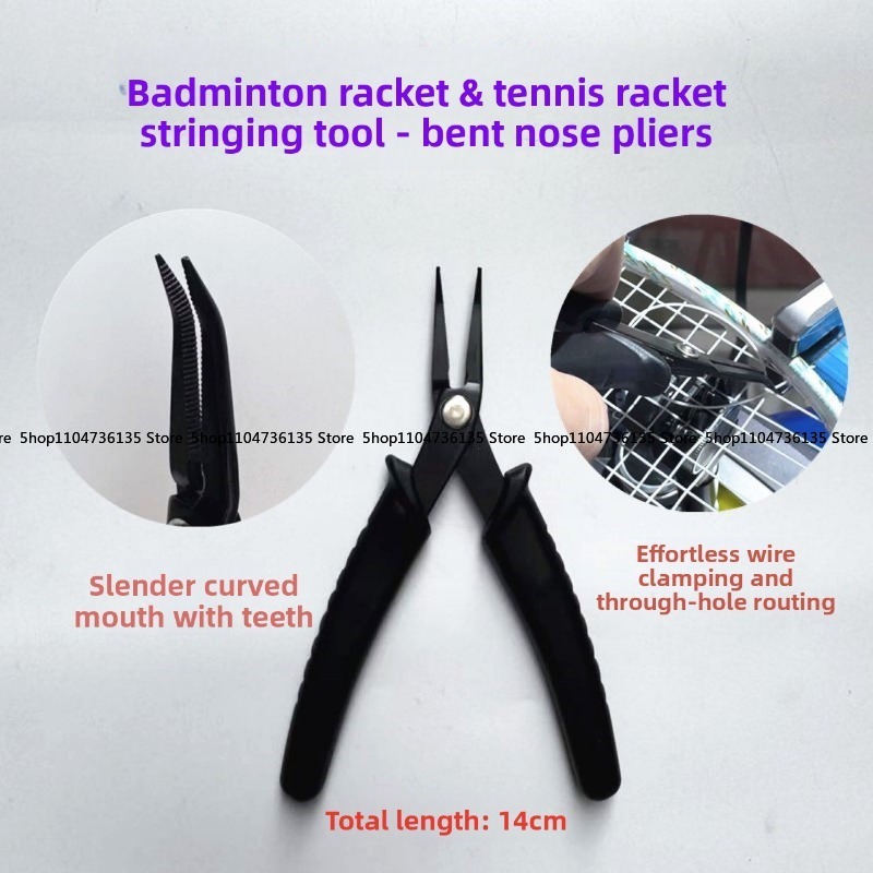 Badminton Racket - Raquete de Badminton, Ferramenta para Enfiar