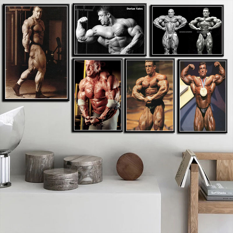 Sports Equipment Poster - Great Dorian Yates Homem Muscle Gym