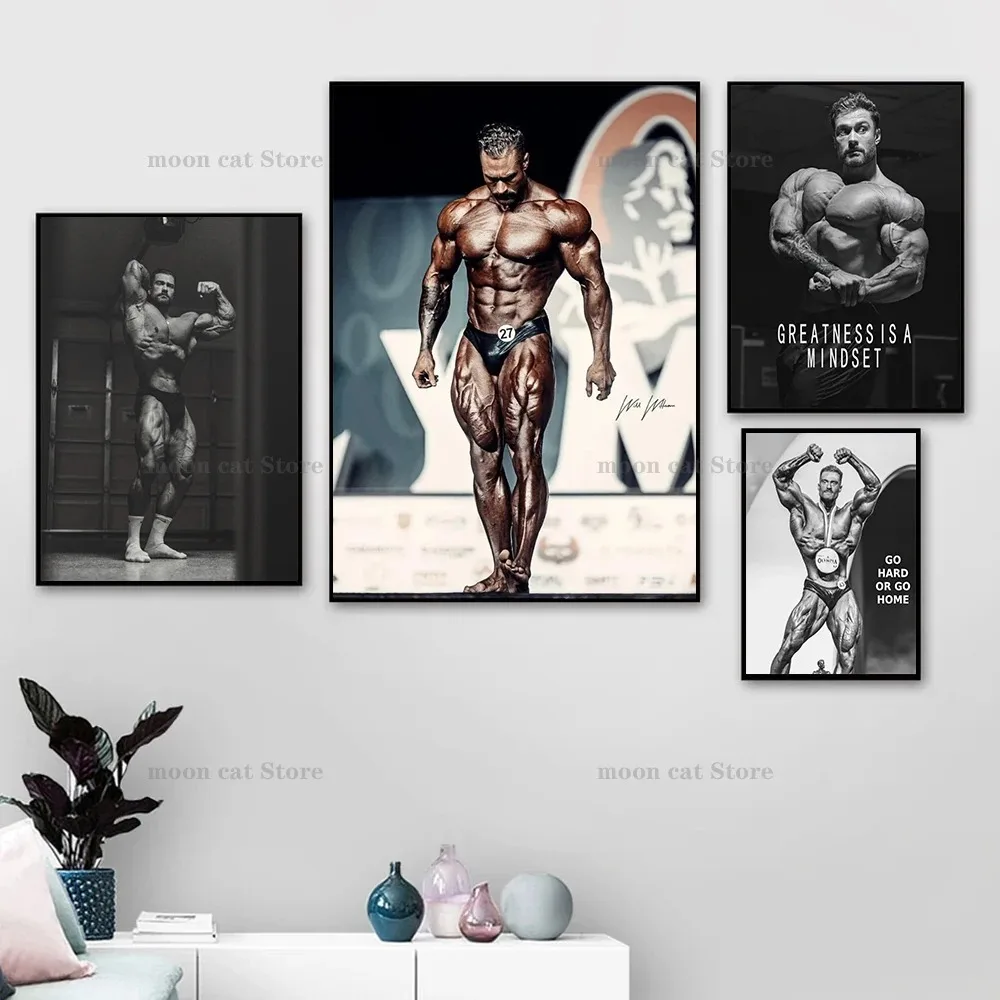 Sports Equipment Poster - Pintura em tela chris bumstead fisiculturista