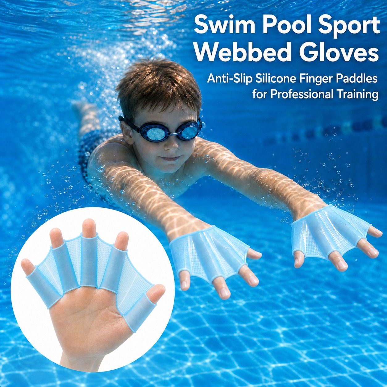 Sports Equipment 5 Years Old - Nadadeiras de Silicone para Natação, Aletas