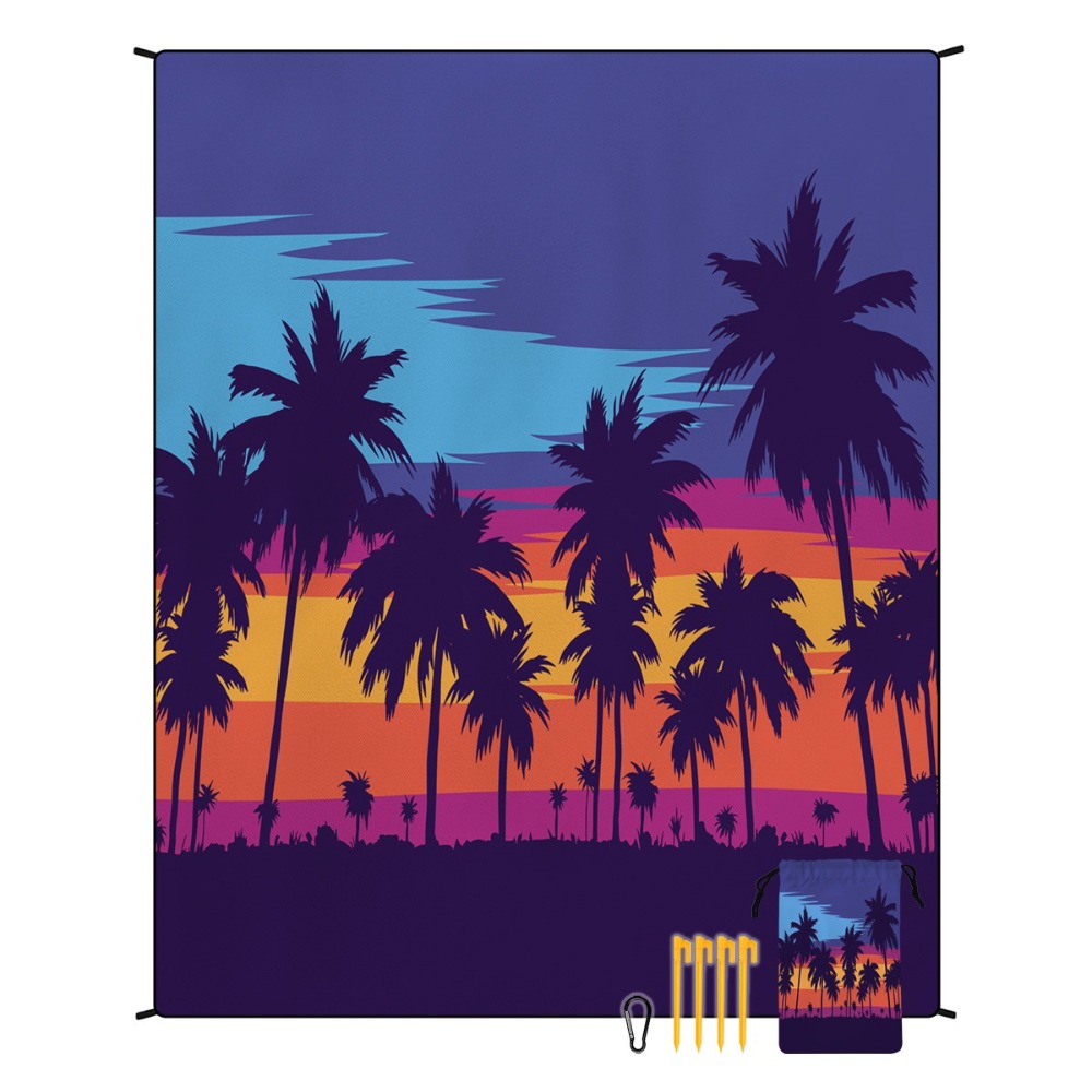Yoga Mat - Toalha de Praia de Microfibra de