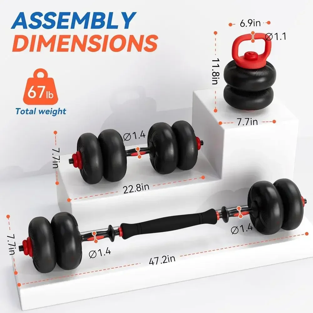 Conjunto de halteres ajustávei - Dumbbell Set avaliação e preço