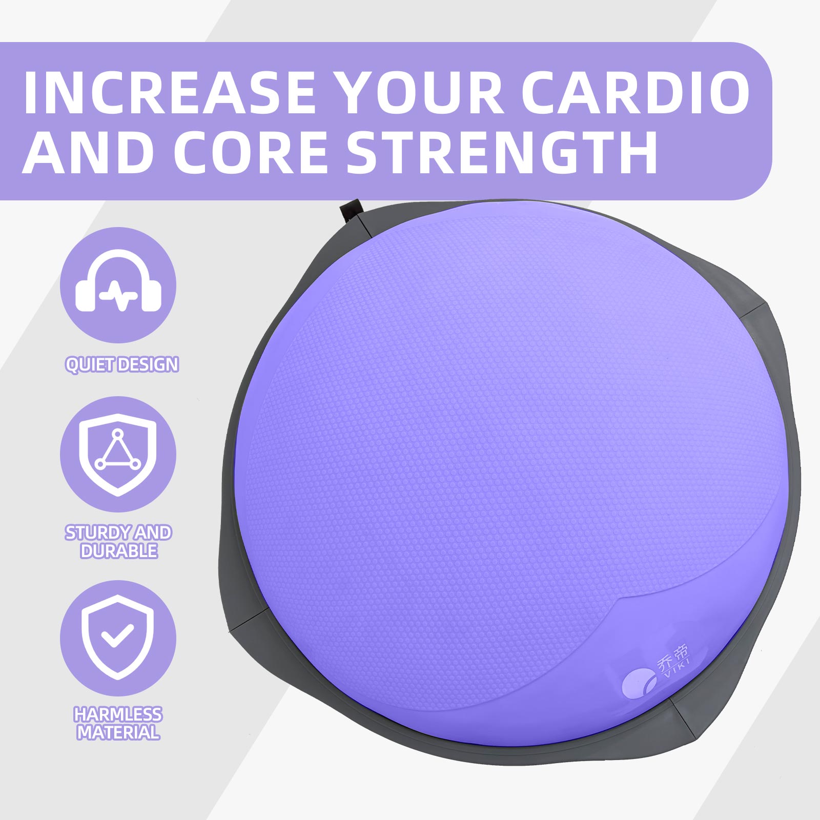 Bola de equilíbrio Bosu de 70c - Gym Ball avaliação e preço