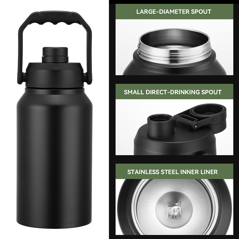 Garrafa Térmica Isolada com Ta - Sports Water Bottle Insulated avaliação e preço
