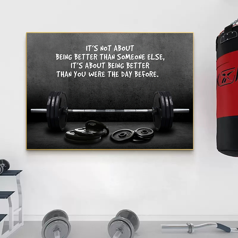 Citação motivacional moderna a - Sports Equipment Poster avaliação e preço