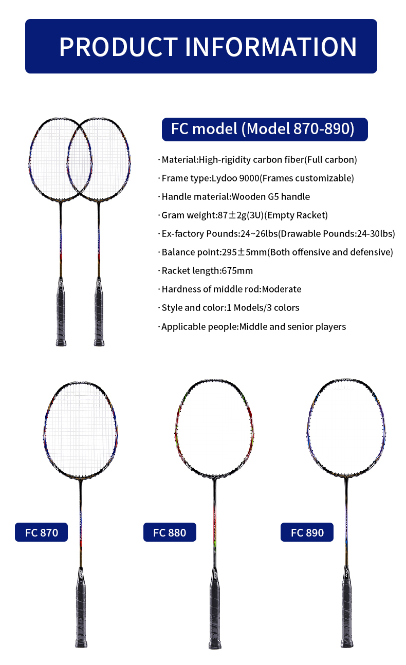 Raquete de badminton G5 grip e - Badminton Racket avaliação e preço
