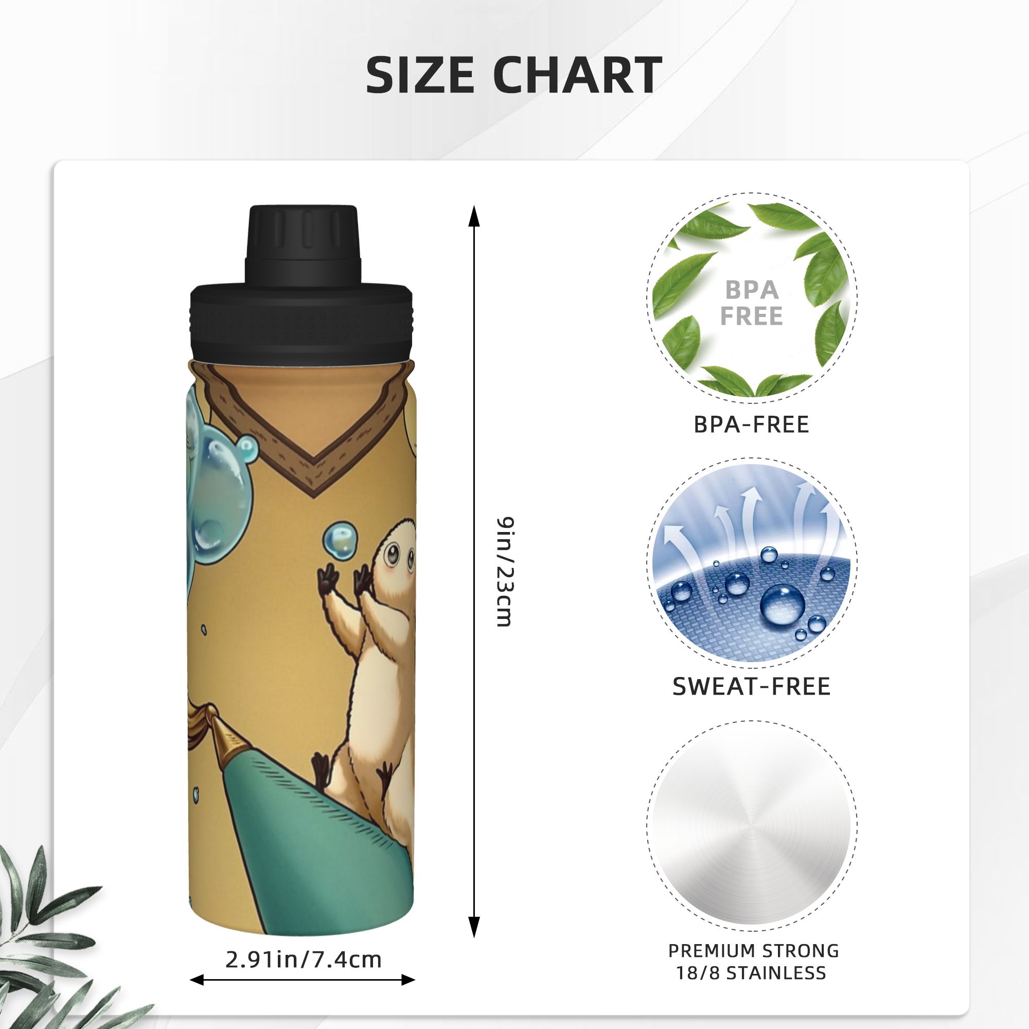 Garrafa Térmica Esportiva Brus - Sports Water Bottle Insulated avaliação e preço