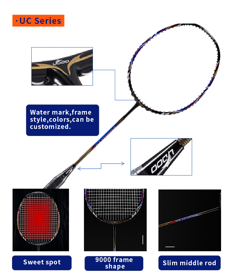 Raquete de badminton UC670 3U  - Badminton Racket avaliação e preço