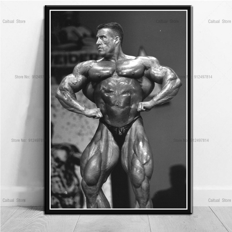Great Dorian Yates Homem Muscl - Sports Equipment Poster avaliação e preço