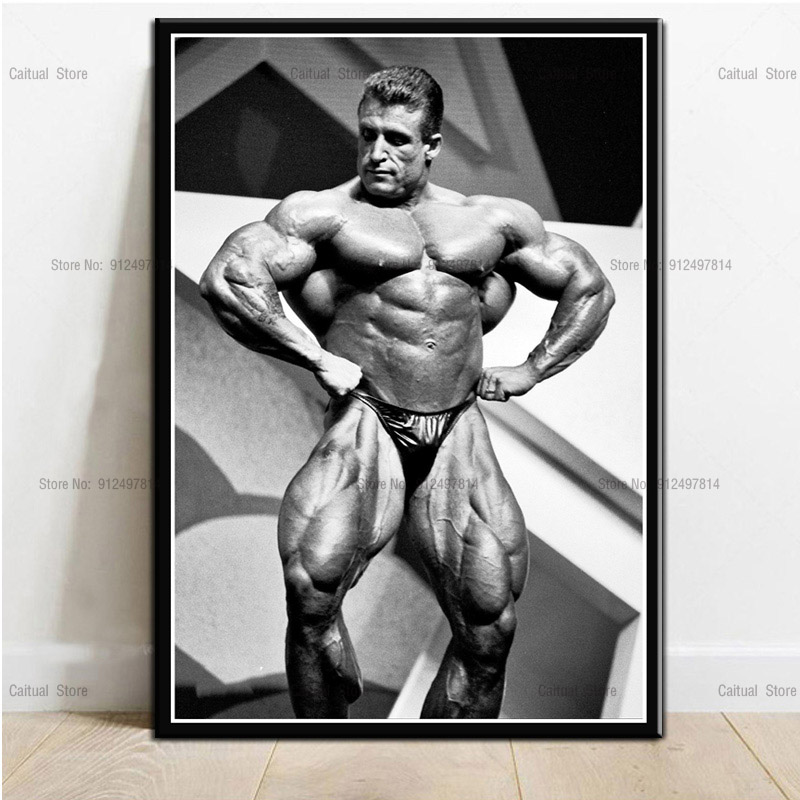 Great Dorian Yates Homem Muscl - Sports Equipment Poster avaliação e preço