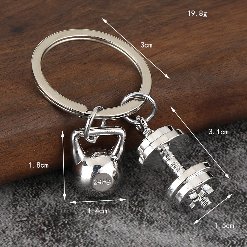 Pingente de metal em forma de  - Dumbbell Set avaliação e preço