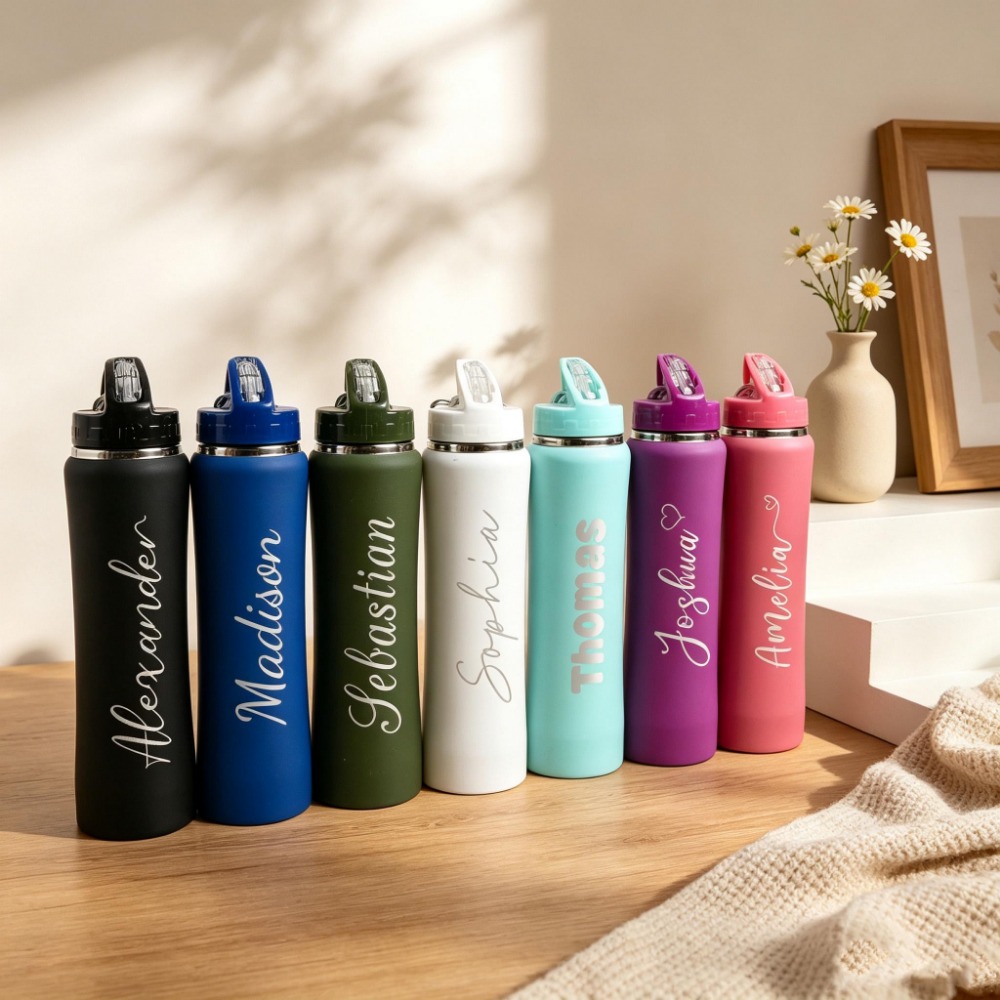1. Garrafa de água de aço inox - Sports Water Bottle Insulated avaliação e preço