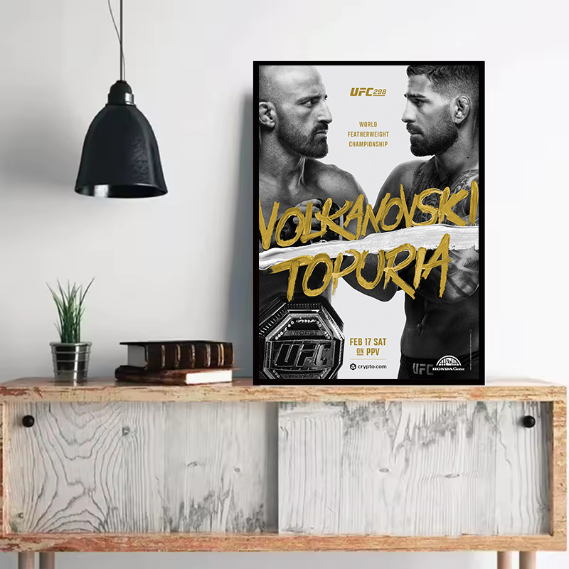 Pôster de Luta de Campeonato,  - Sports Equipment Poster avaliação e preço