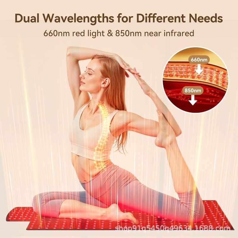 Almofada de terapia de luz inf - Yoga Mat avaliação e preço